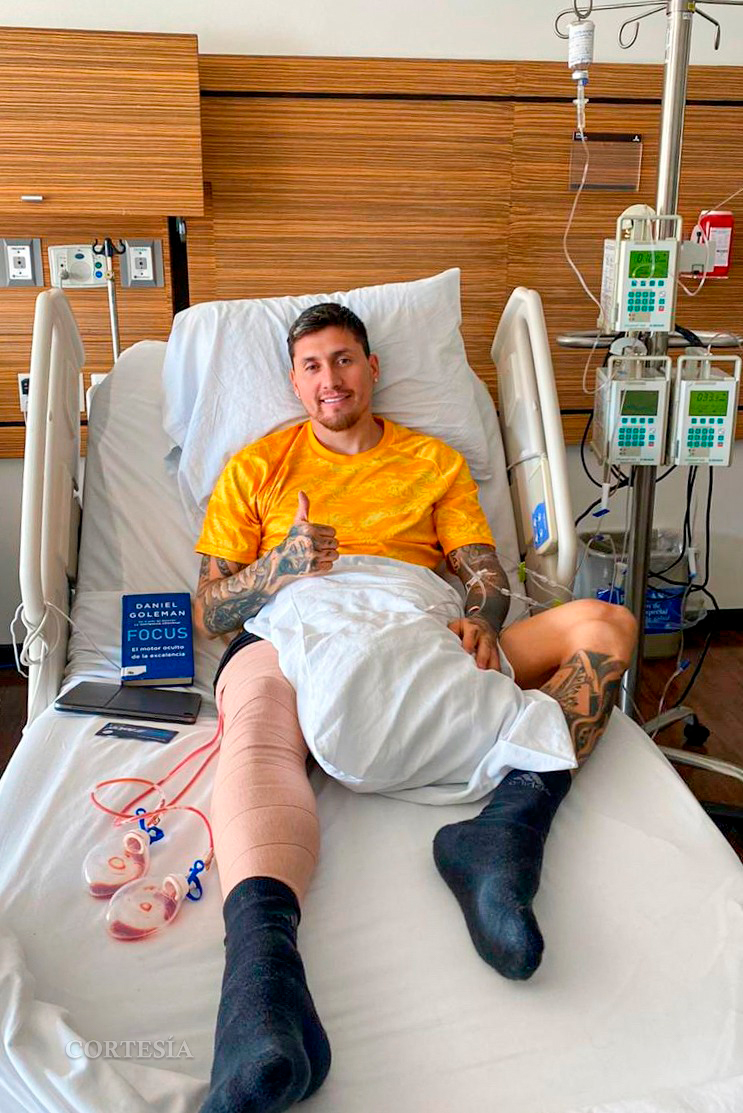 Foto: Cortesía Nico Castillo no regresó a terapia intensiva, revela América
