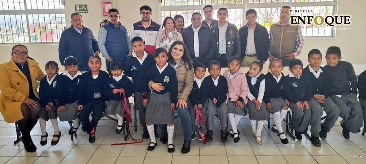 Foto: Cortesía Rivera Vivanco entrega obra en inspectoría Los Ángeles Tetela (Fotos)