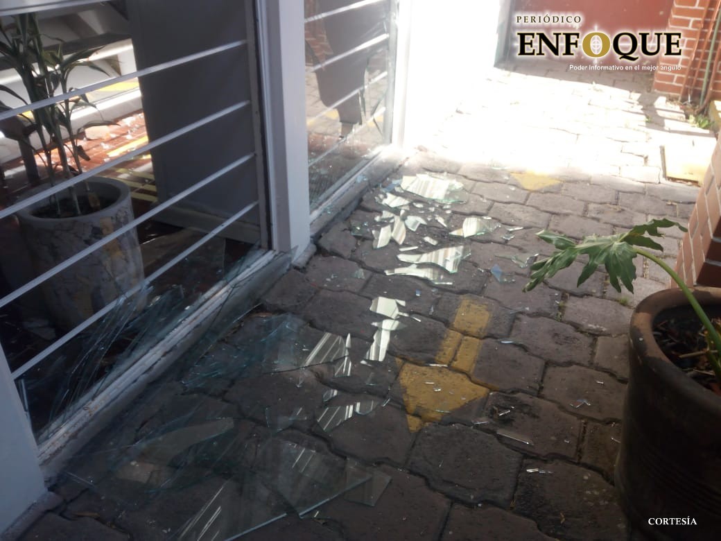 Foto: Cortesía Ante posible fraude, vandalizan alcaldía de Muñoz de Domingo Arenas