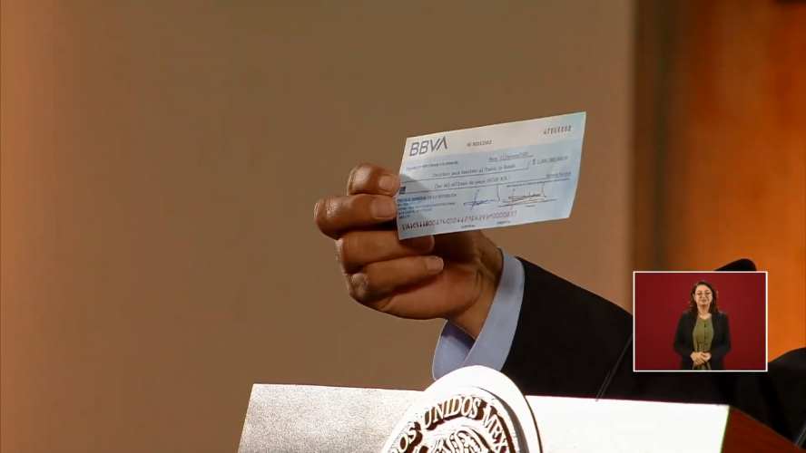 Fiscalía recupera 2,000 mdp por un solo caso y lo dona al Instituto Para Devolver al Pueblo lo Robado