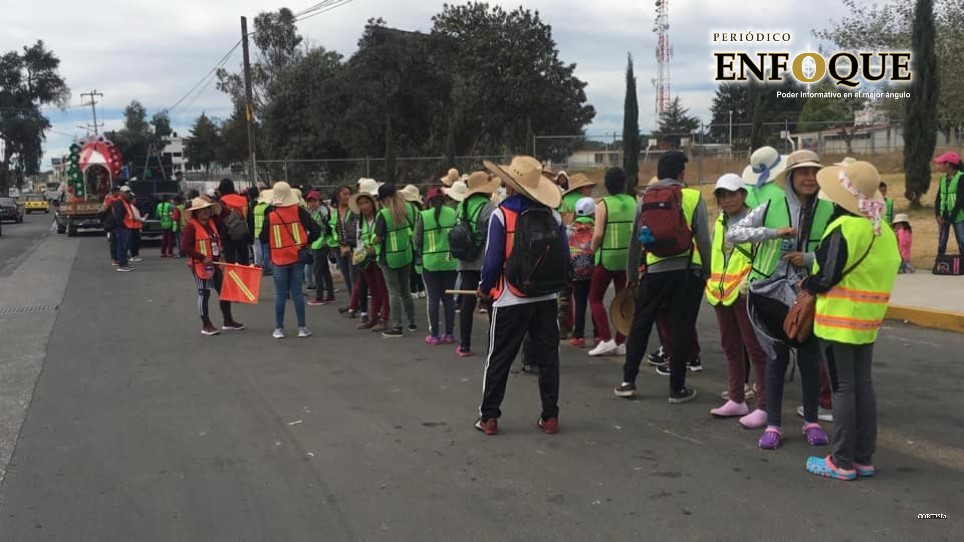 Foto: Cortesía Inician peregrinaciones a la Basílica de Guadalupe en la región de Tepeaca y Amozoc