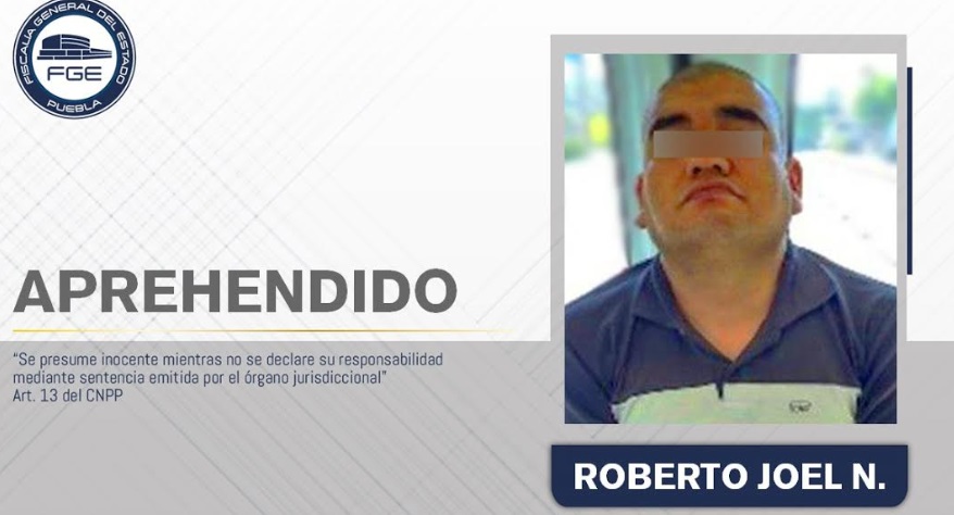 Foto: Cortesía FGE Puebla aprehendió en CDMX a presunto homicida.