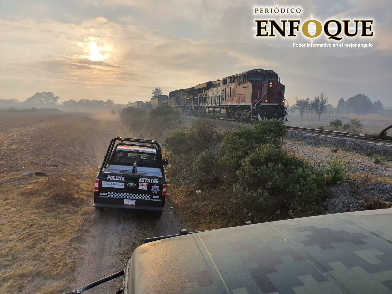 Foto: Rommel Pichardo Frustran de nueva cuenta intento de robo al tren en Huamantla