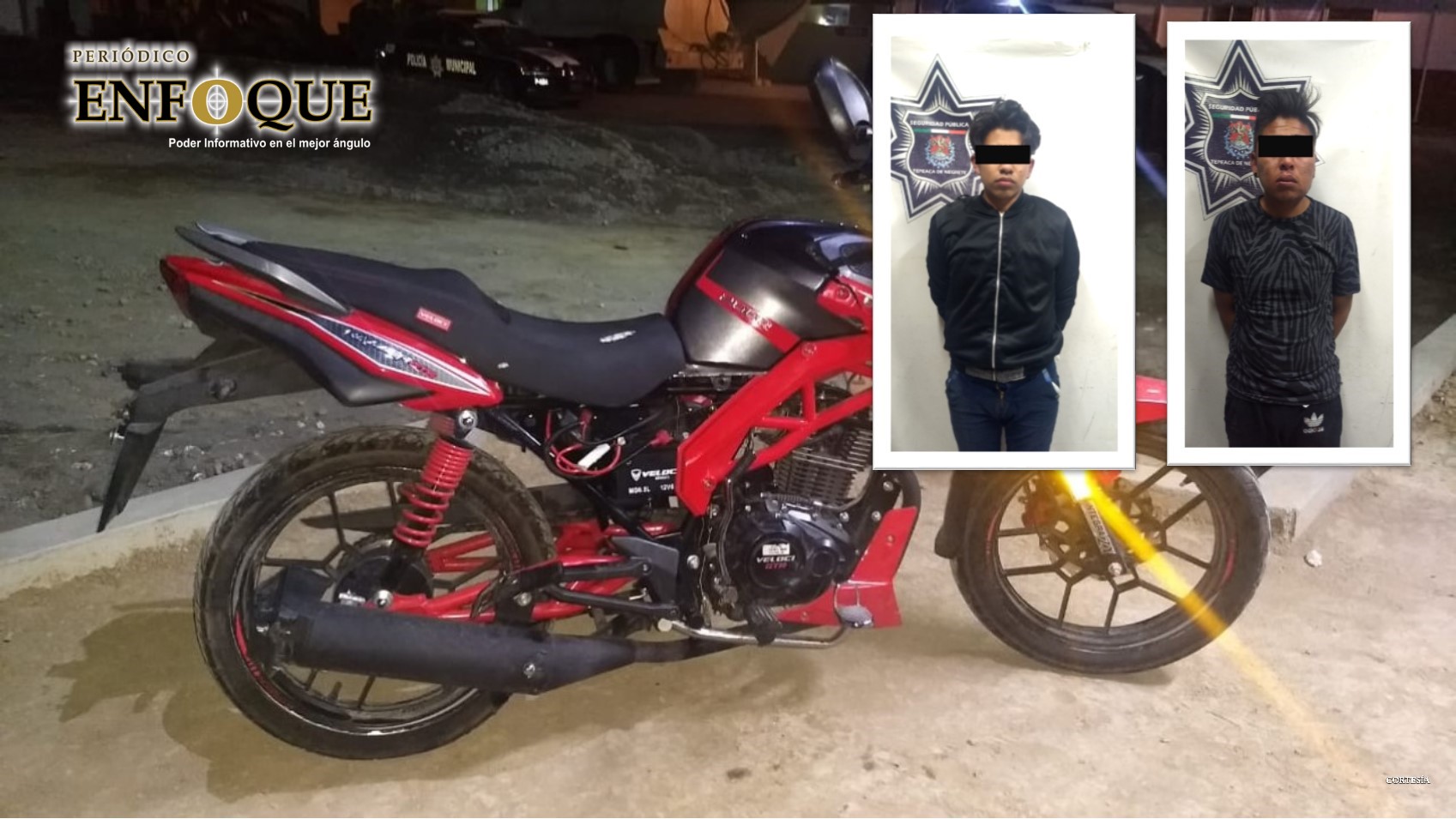 Foto: Cortesía Detienen a sujetos por robo a transeúnte en calles de Tepeaca