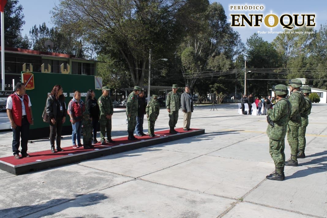 Foto: Rommel Pichardo Niños se convierten en soldados por un día