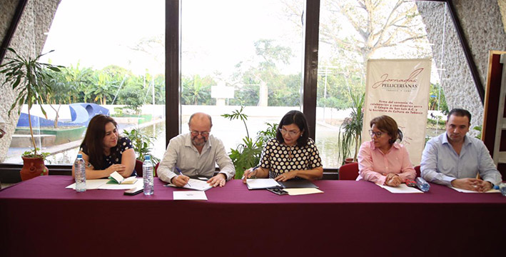 Foto: Cortesía Pactan Cultura y Colsan alianza por la profesionalización literaria