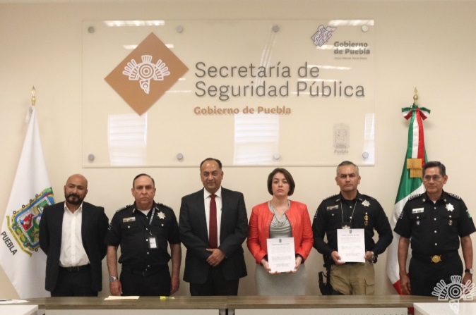 Foto: Cortesía Toman protesta a nuevos mandos de la SSP