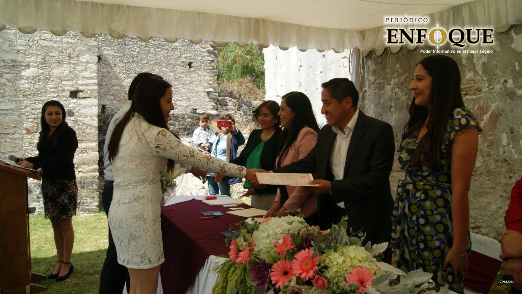 Foto: Cortesía En Tecali realizan Bodas Colectivas