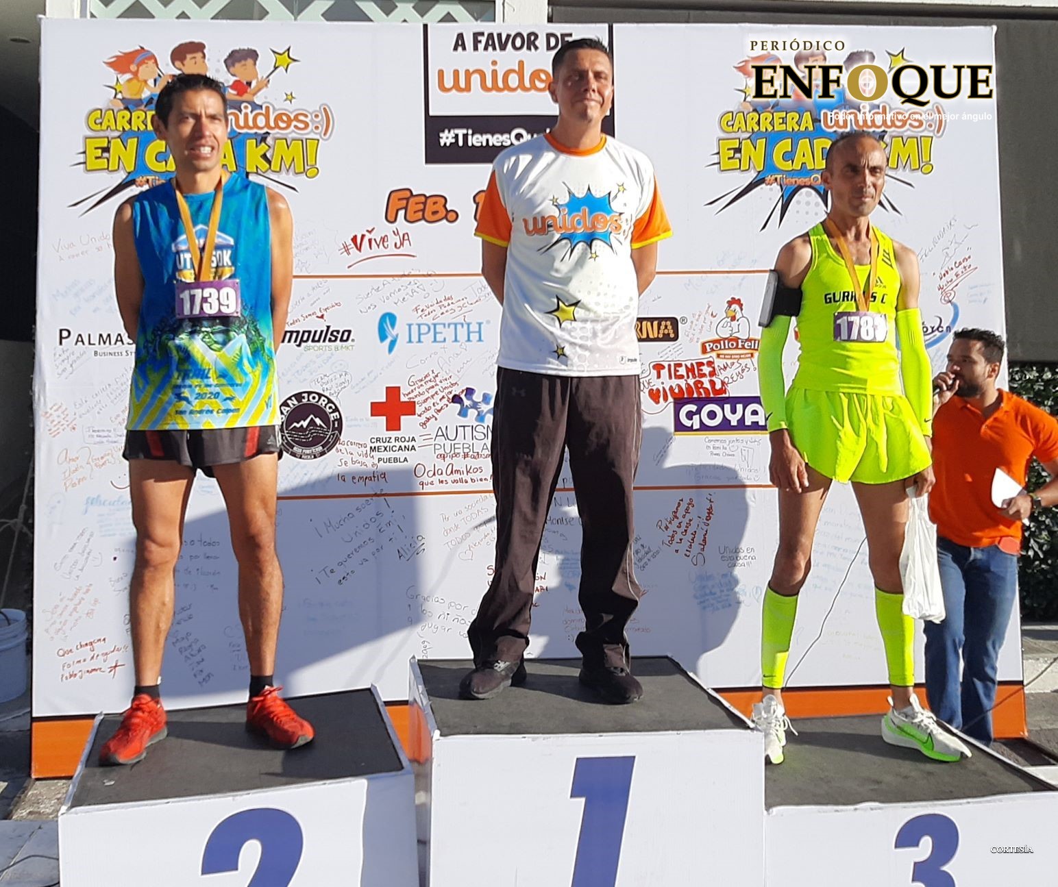 Deportistas con y sin discapacidad se unieron en la carrera 'Unidos cada kilómetro'