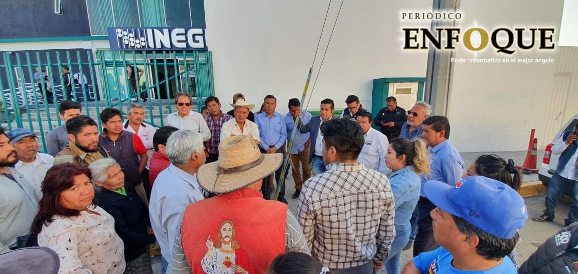 Foto: Rommel Pichardo Pobladores de Tlaltelulco toman las instalaciones del INEGI