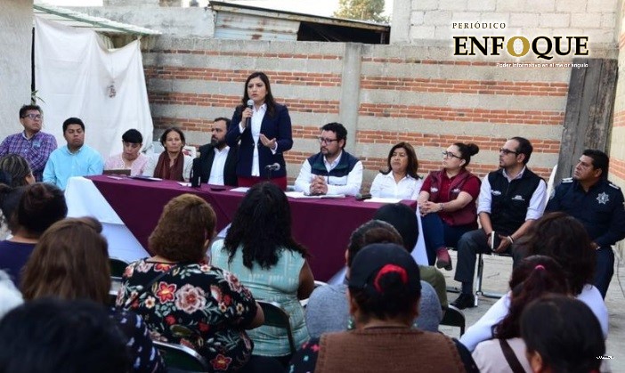 Foto: Cortesía Rivera Vivanco anuncia que se reforzará vigilancia en San Pablo Xochimehuacan