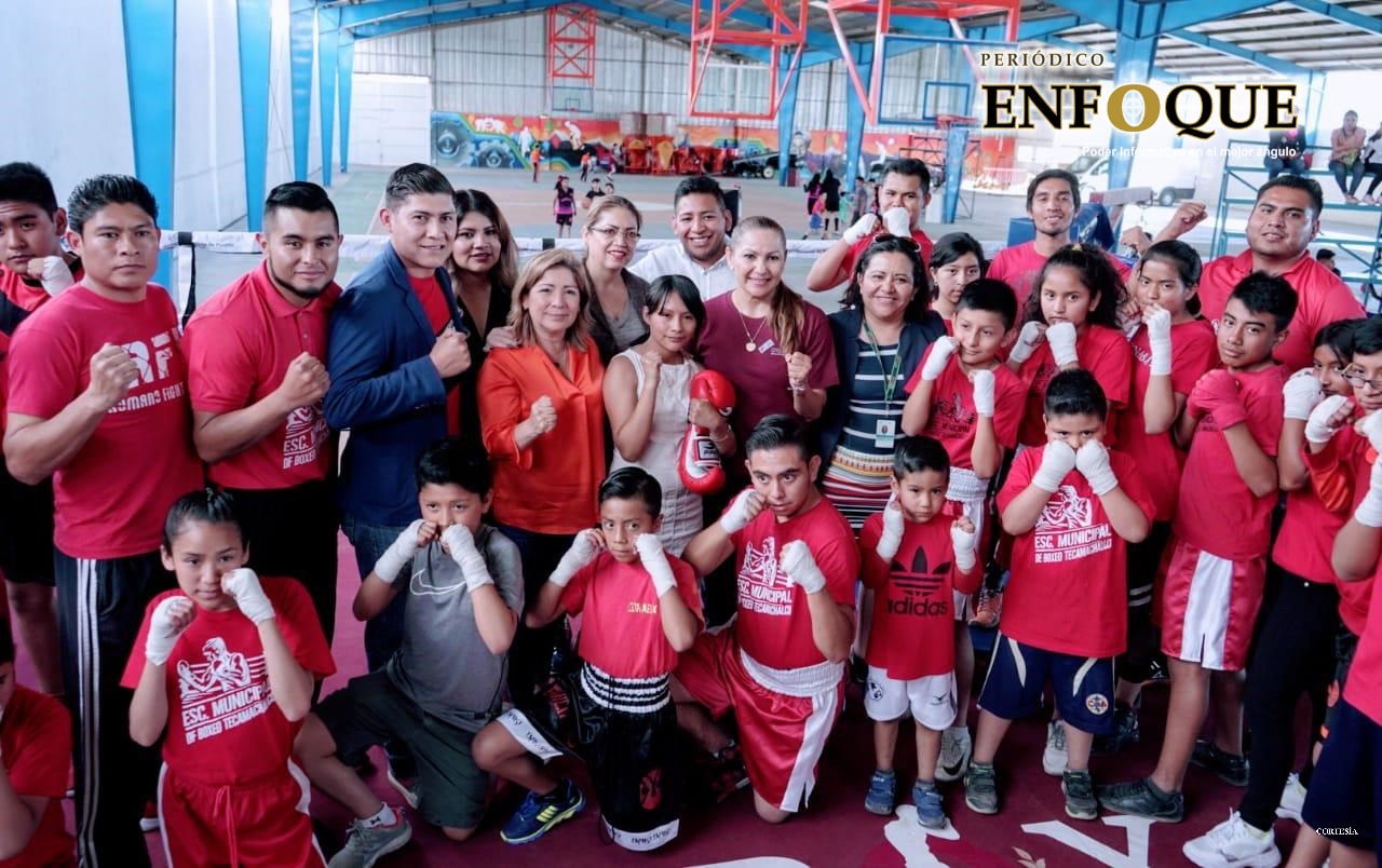 Foto: Cortesía Inauguran escuela de box en pleno Triángulo Rojo