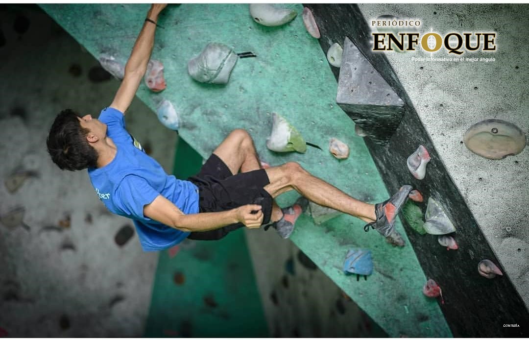 Foto: Cortesía Héctor López, el diseñador industrial que destaca en la escalada deportiva