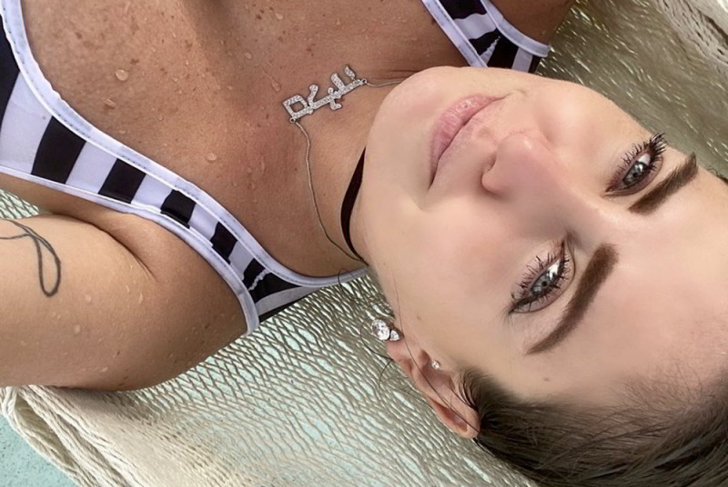 Foto: Cortesía Celia Lora se quita todo y enseña su gran "pechonalidad" en Twitter