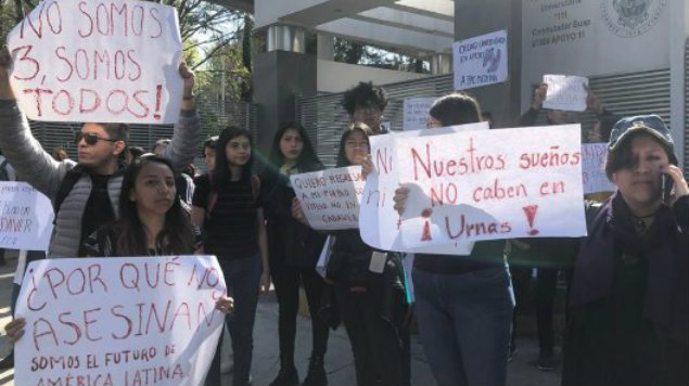 Foto: Cortesía 22 facultades de la BUAP se van a paro en protesta por asesinato de estudiantes