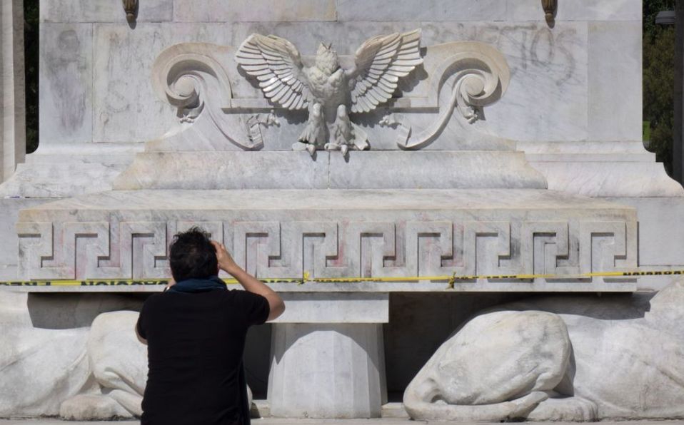 Foto: Cortesía INBAL elabora dictamen preliminar sobre daño al Hemiciclo a Juárez