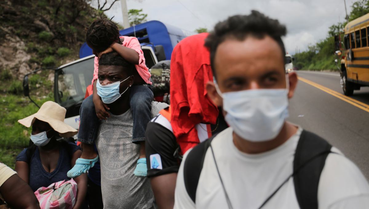 Foto: Cortesía ¡En plena pandemia! nueva caravana migrante comienza viaje a EU; retienen a un grupo