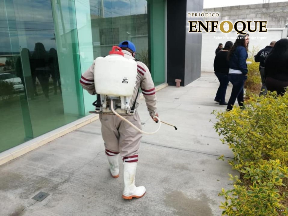 Foto: Cortesía Refuerzan acciones de sanitización en Tecamachalco