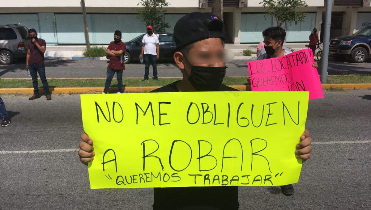 Foto: Cortesía “No me obliguen a robar”: manifestante “advierte” al gobierno por falta de trabajo