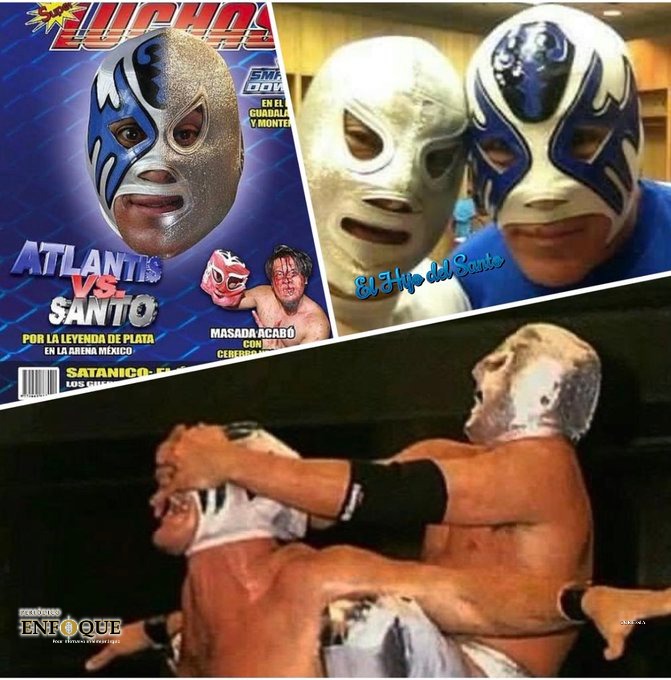 Foto: Cortesía El Hijo del Santo, dispuesto a apostar su máscara contra Atlantis