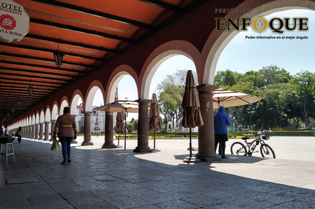 Foto: Omar Sánchez Desconocen locatarios del Portal de San Pedro Cholula reapertura de negocios