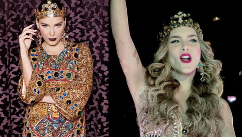 Foto: Cortesía ¿Ya no alcanza? Belinda recicla outfit que utilizó en video con Motel hace 7 años