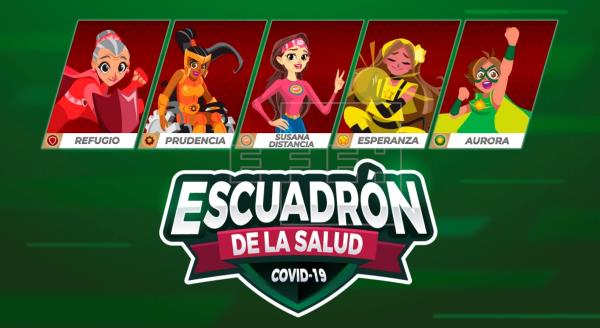 Foto: Cortesía Presentan el Escuadrón de la Salud, las nuevas aliadas de 'Susana Distancia'