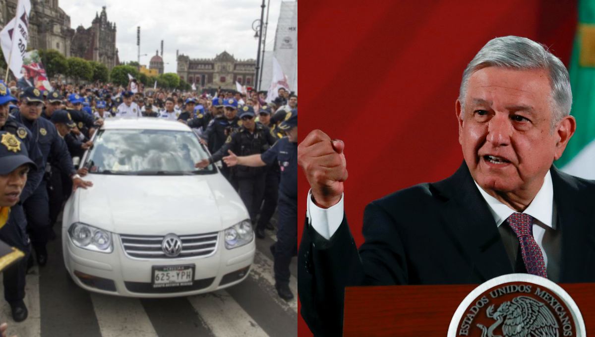 Foto: Cortesía ¿Solo se usa para la foto? Placas del Jetta blanco de AMLO están registradas como camioneta