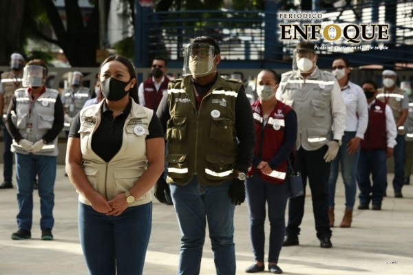 Foto: Cortesía Ayuntamiento reconoce labor brigadista contra Covid-19