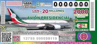 Se han vendido más de un millón de 'cachitos' de rifa del avión presidencial: director de Lotería Nacional