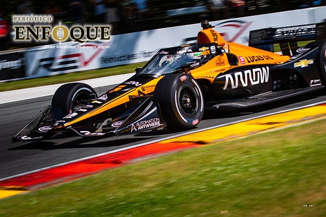 Foto: Cortesía El mexicano Pato O'ward destacó en el Road América