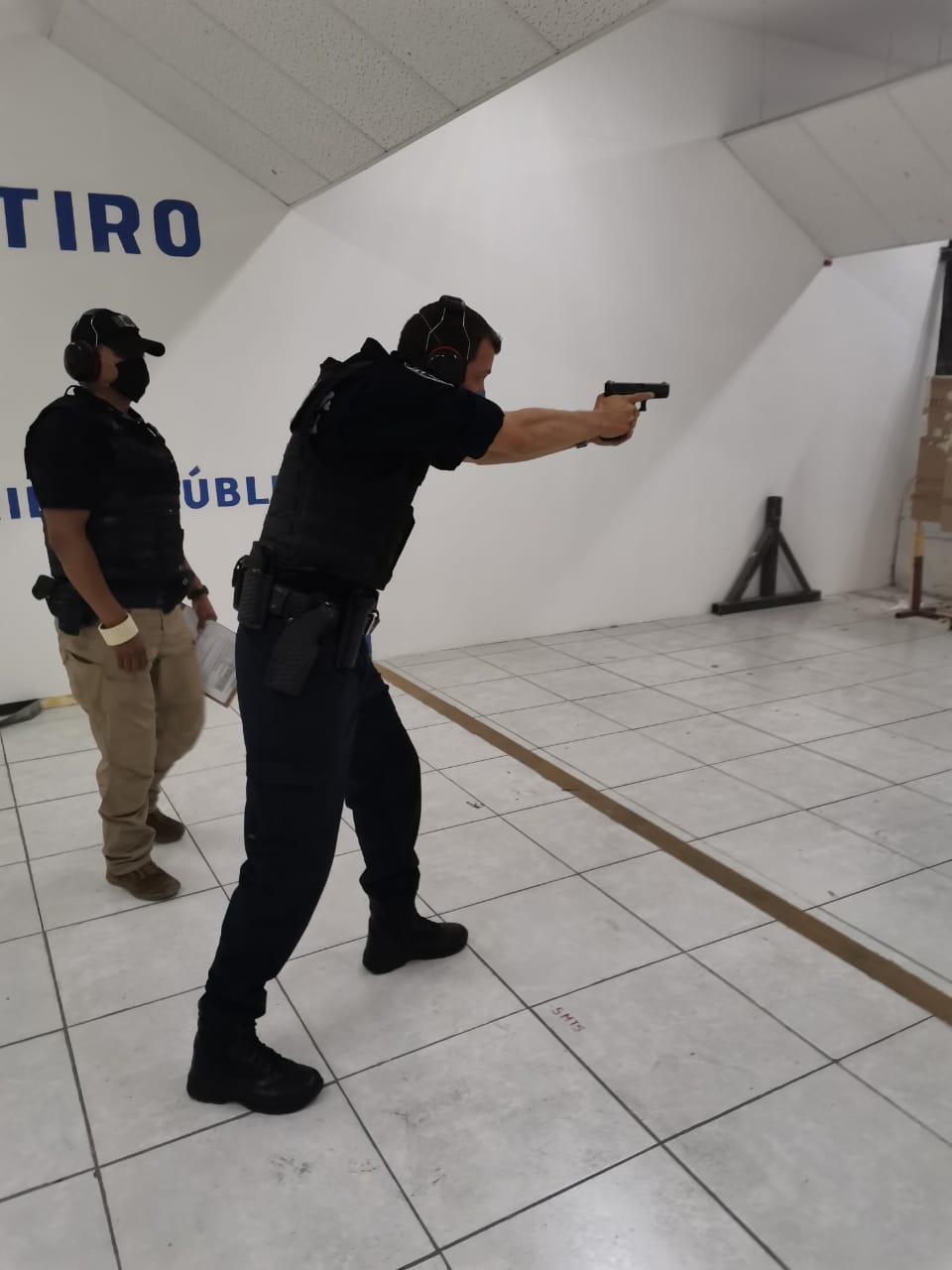 Foto: Cortesía Constante capacitación táctica, operativa y de 1er respondiente, derivará en un mejor desempeño policial: SSPTM