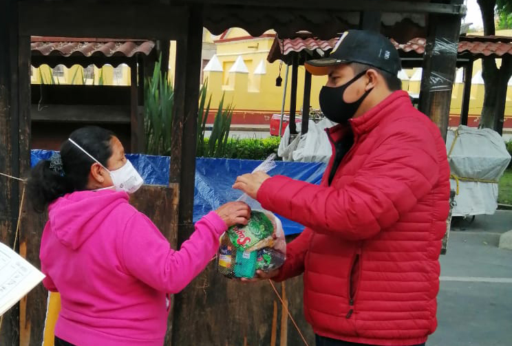 Foto: Cortesía Mantiene gobierno de San Pedro Cholula medidas sanitarias preventivas y apoyos ante Covid-19