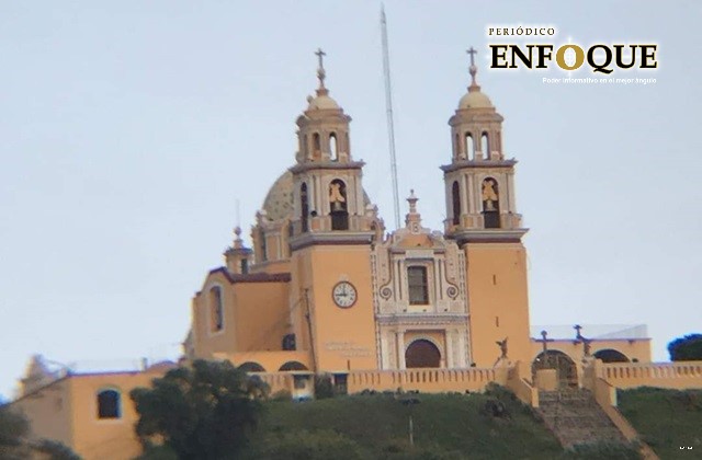 Foto: Cortesía Causa “confusión” pararrayos en Santuario de los Remedios en Cholula