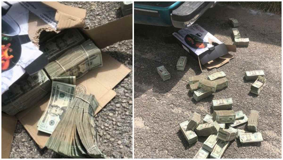 Foto: Cortesía Arrestan a cinco hombres que arrojaron cajas con miles de dólares en Chetumal