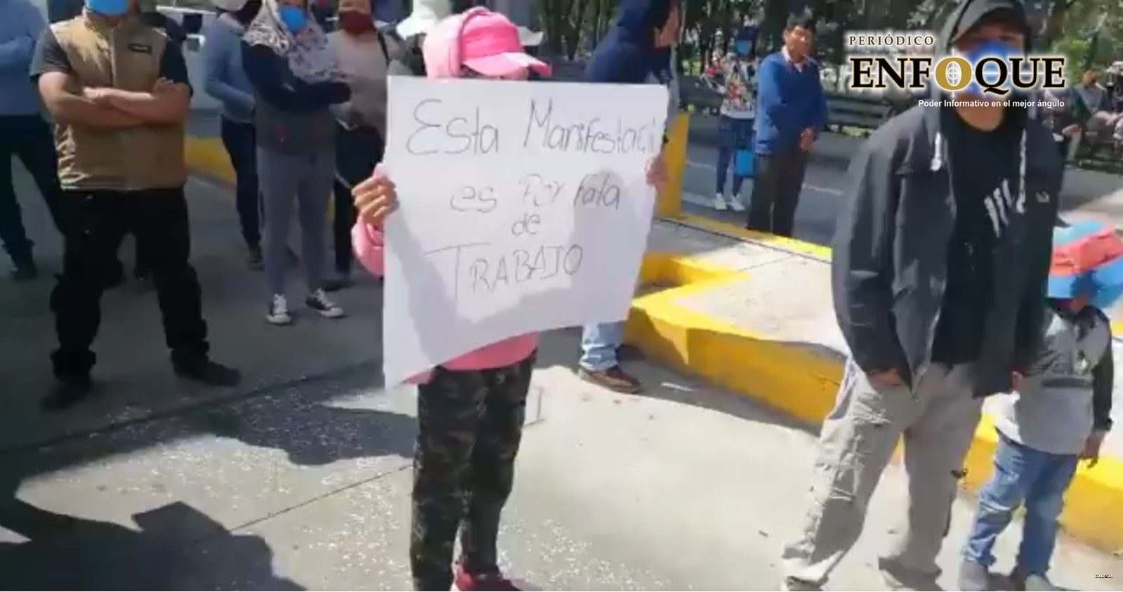 Foto: Cortesía Antorchitas toman caseta de Amozoc para pedir apoyo