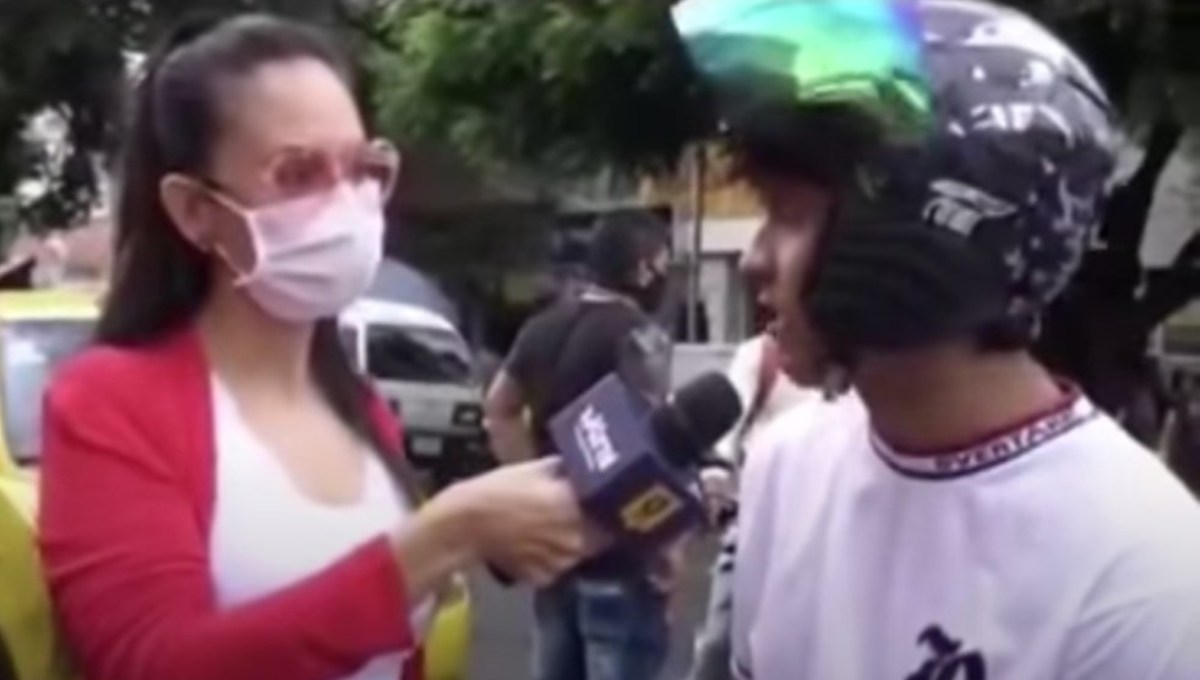 Foto: Cortesía “COVID-19 no es real y los humanos no existimos”: joven que se niega a usar cubrebocas (Video)