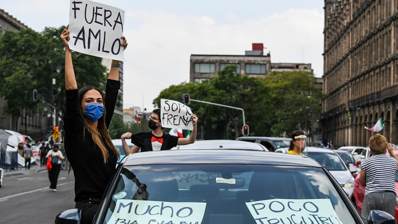 Foto: Cortesía Marchas antiAMLO, por quinto fin de semana seguido