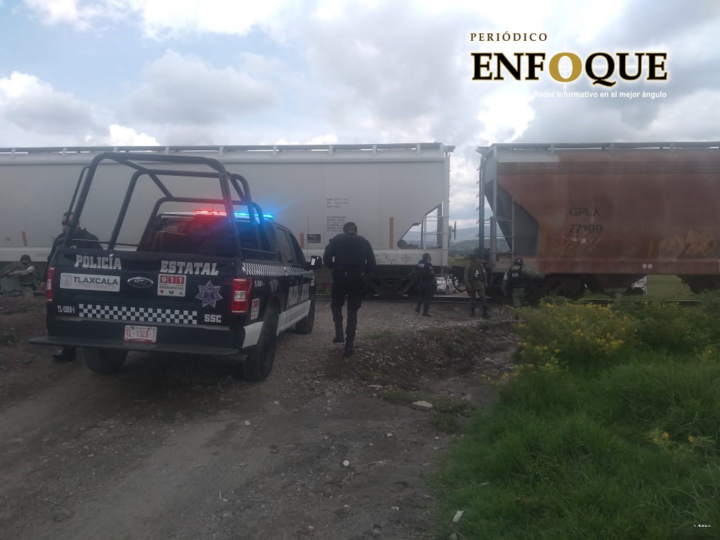 Foto: Cortesía Frustran atraco al tren en Lázaro Cárdenas, Huamantla.