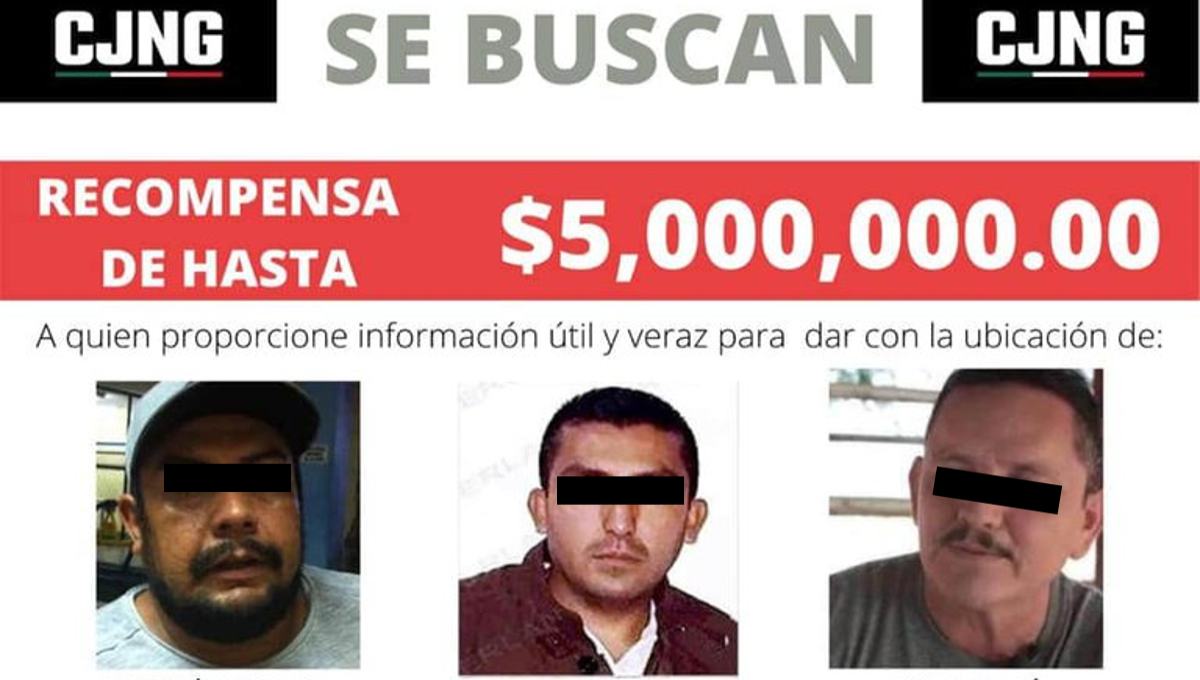 Foto: Cortesía ¿Como la DEA? CJNG ofrece recompensas de hasta 5 millones de pesos por sus rivales