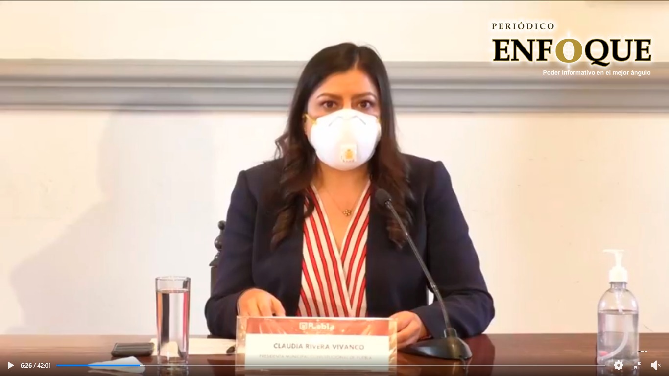 Foto: Cortesía En Puebla no hay regreso a la normalidad, permanecerán cerrados negocios: Claudia Rivera