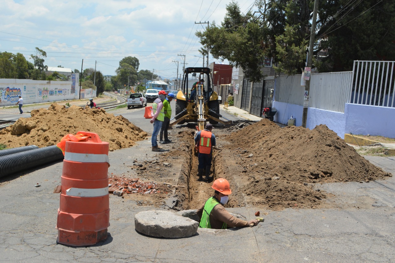 Foto: Cortesía Inicia SOSAPACH sustitución de red hídrica en Momoxpan