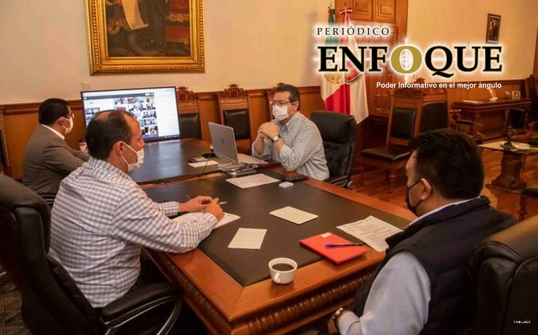 Foto: Cortesía Analiza Mena e integrantes de la Conago semáforo Covid y posible reapertura económica