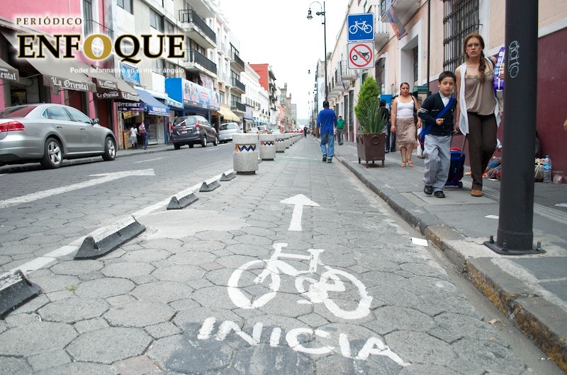 Foto: Cortesía Anuncia Claudia Rivera creación de ciclovías emergentes por la pandemia