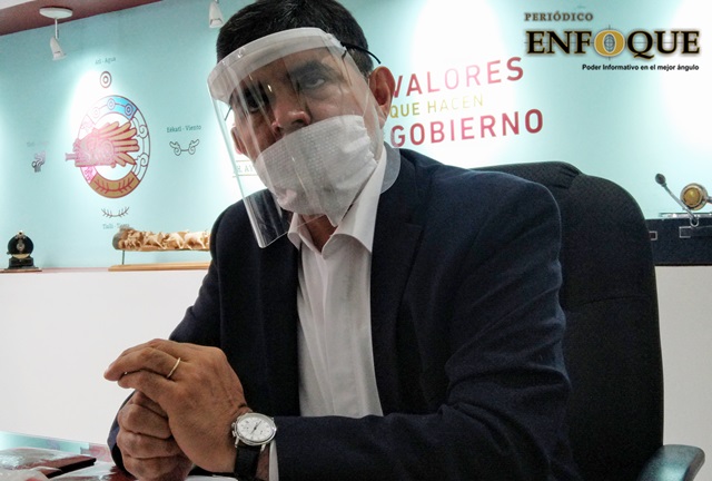 Foto: Omar Sànchez  Se mantiene la gobernabilidad en San Andrés Cholula durante la pandemia: Sergio Mirón