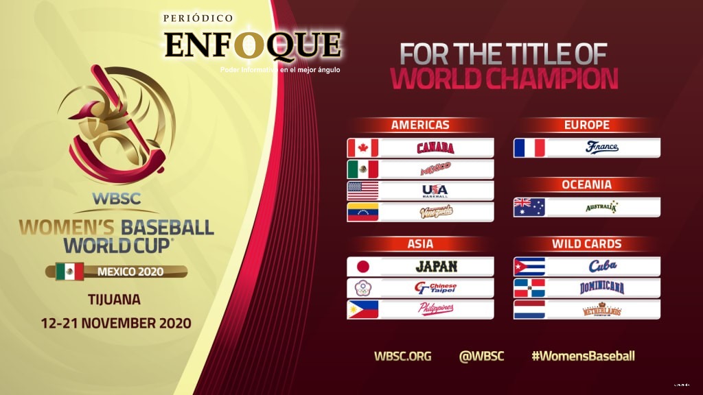 Foto: Cortesía México recibirá el Mundial Femenil de Béisbol en noviembre
