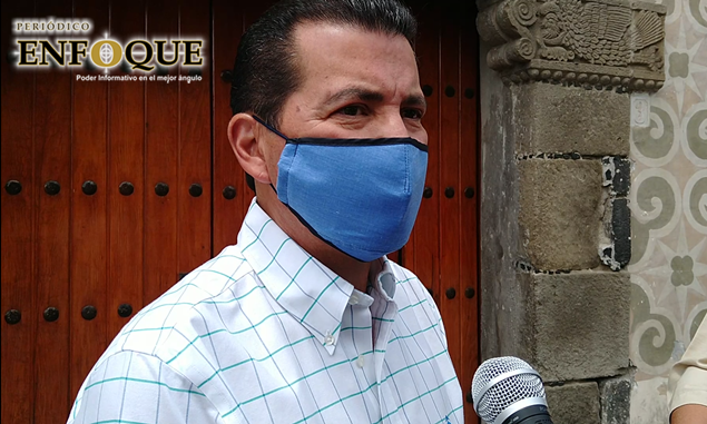 Foto: Omar Sánchez Llama Arriaga a familias a quedarse en casa por ser San Pedro Cholula foco rojo de Covid-19