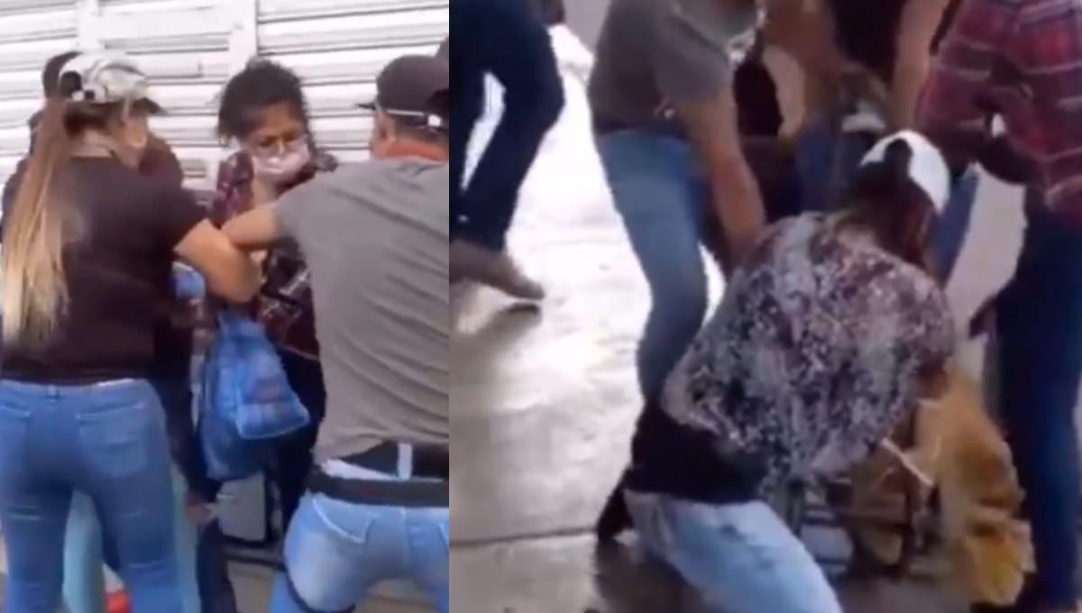 Foto: Cortesía “¡Por favor, no!”: Inspectores arrastran por el suelo a vendedora ambulante en Edomex (Video)