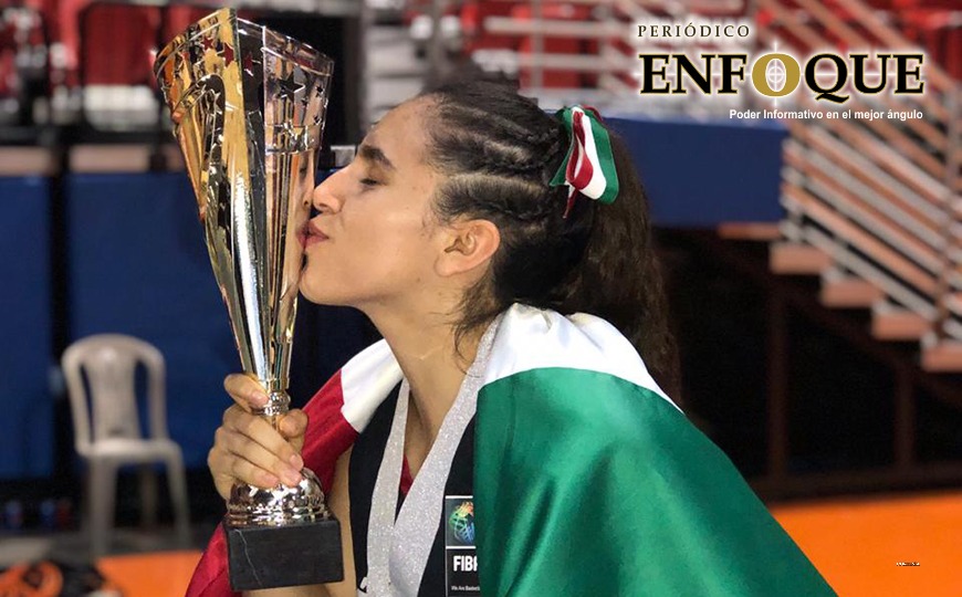 Foto: Cortesía Frida Arriaga, la seleccionada de basquetbol que buscará convertirse en publicista en Puebla