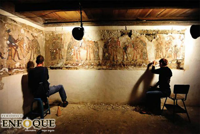 Foto: Cortesía Descubren murales mayas en una casa en Guatemala